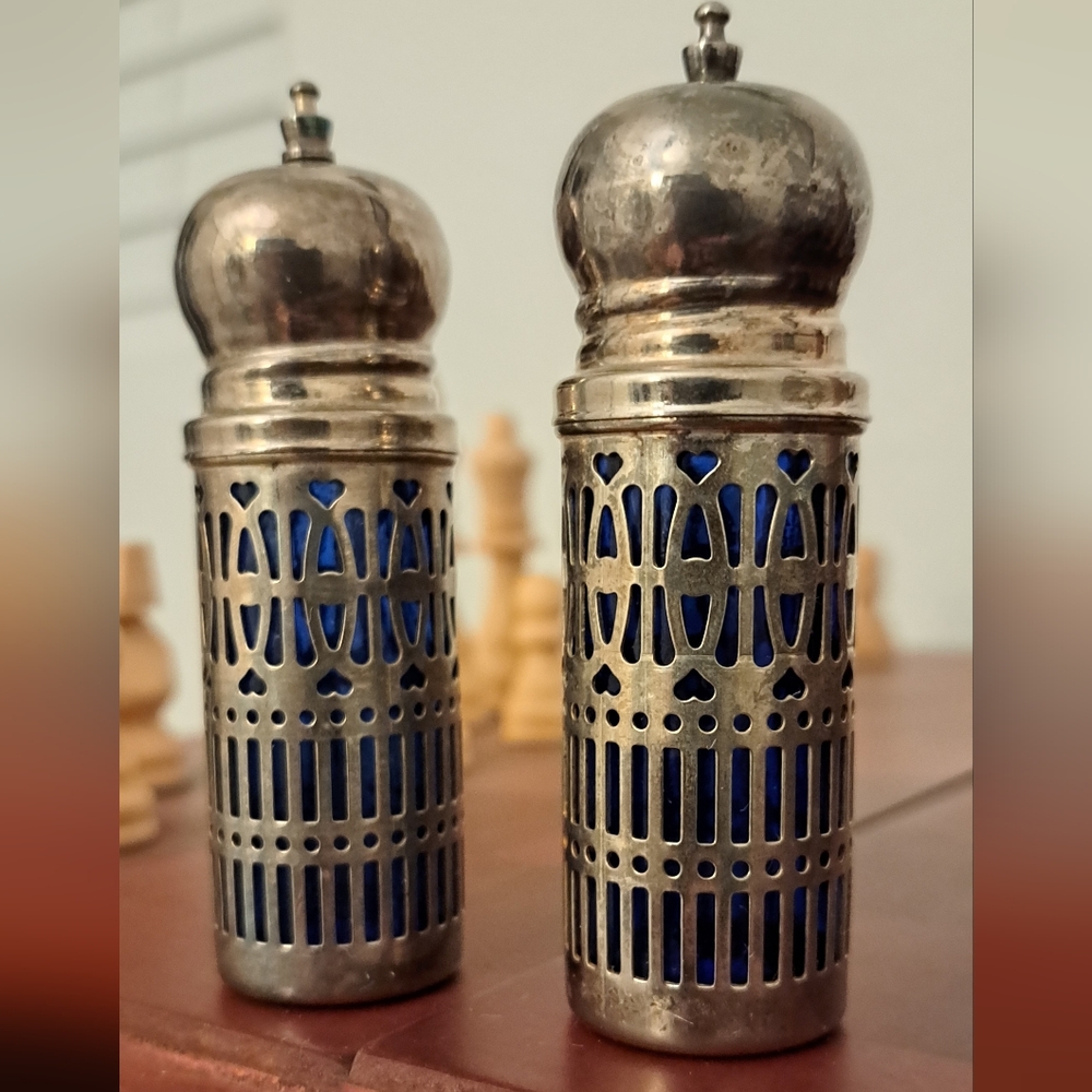 Vintage Godinger Silver Salt & Pepper Shakers